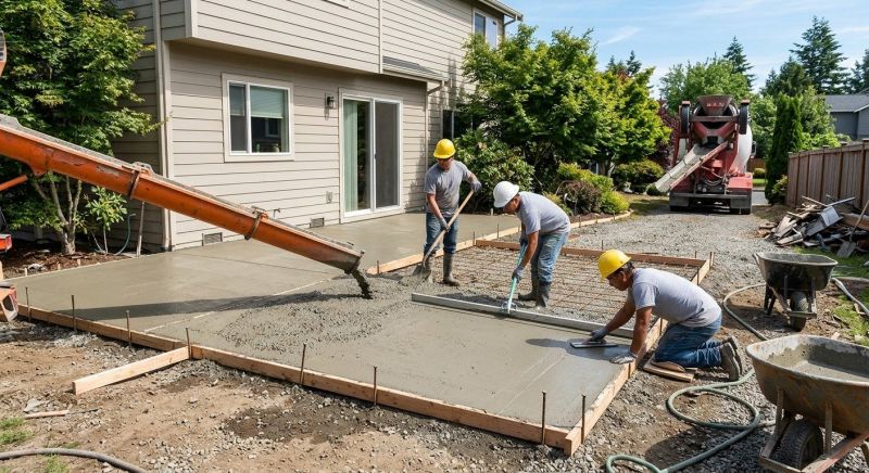Concrete Installation in Novi, MI