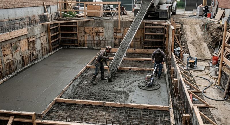 Basement Concrete Installation in Taylor, MI