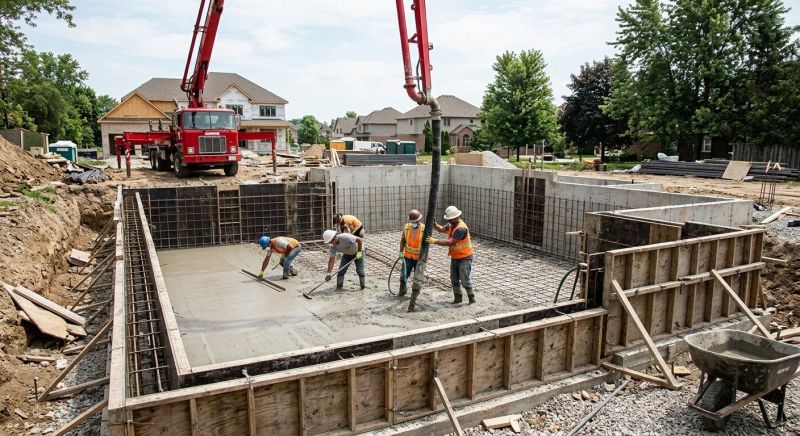 Basement Concrete Pouring in Novi, MI