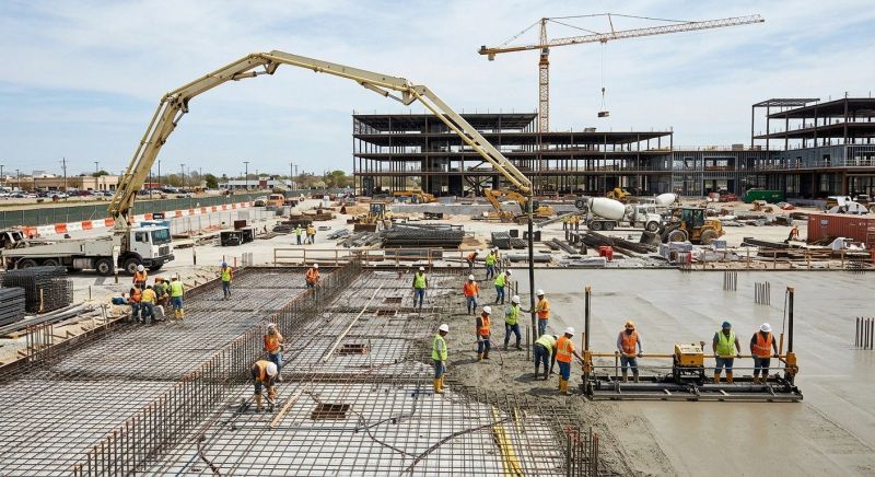 Commercial Slab Construction in Pontiac, MI