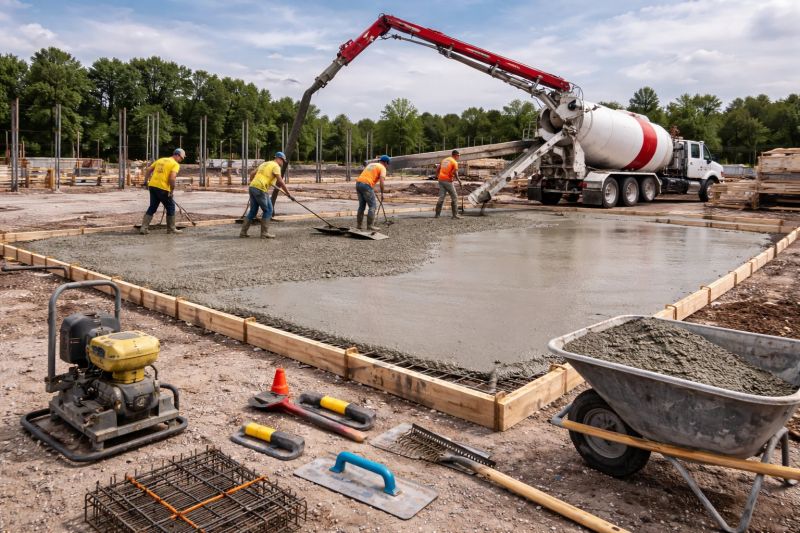 Commercial Slab Construction in Southgate, MI