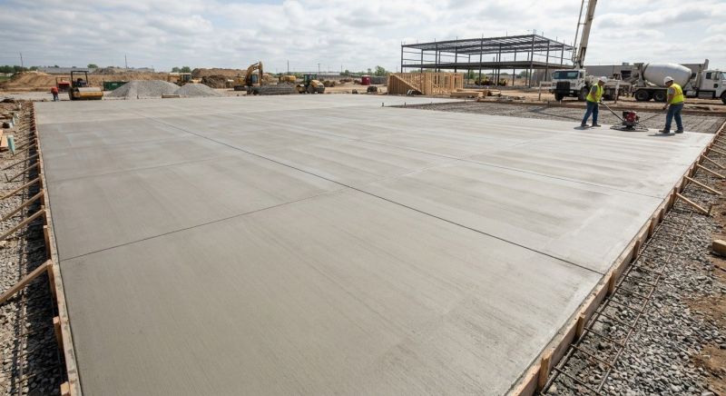 Commercial Slab Installation in Brighton, MI
