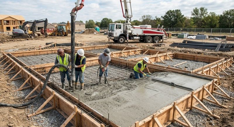 Concrete Foundation Installation in Clarkston, MI