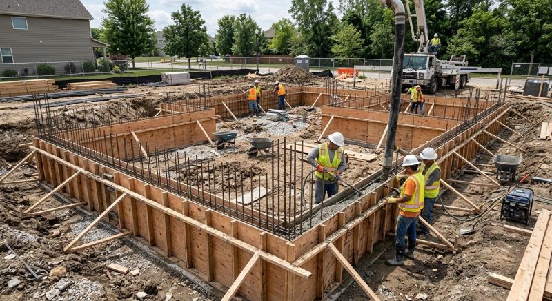 Foundation Construction in Davisburg, MI