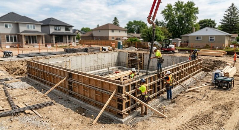 Foundation Construction in Hartland, MI