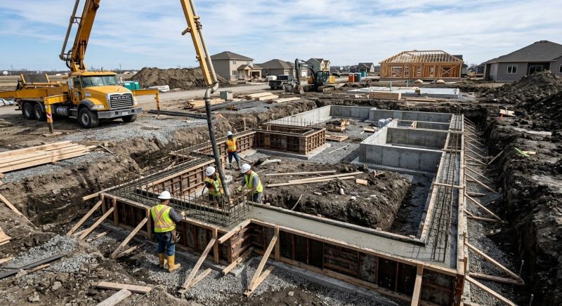 Foundation Construction in Holly, MI