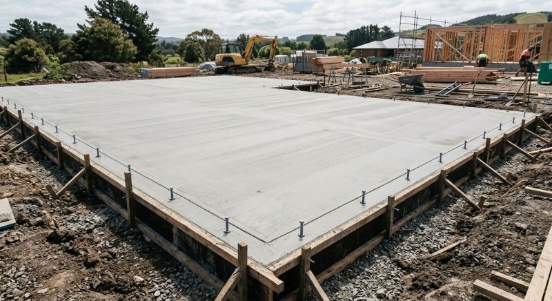Foundation Slab Construction in Novi, MI