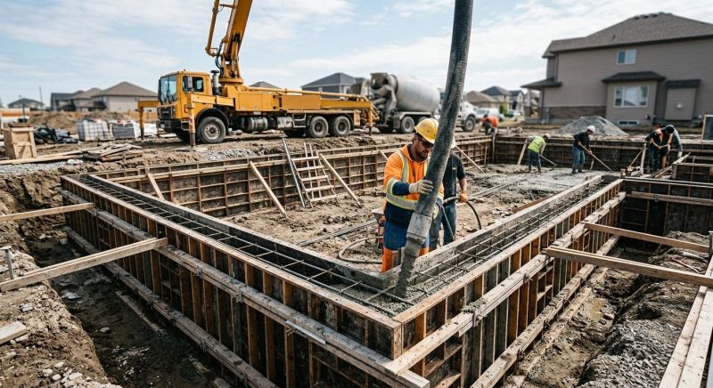 Foundation Wall Pouring in Berkley, MI