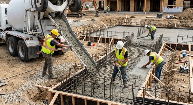 Foundation Wall Pouring in Lincoln Park, MI